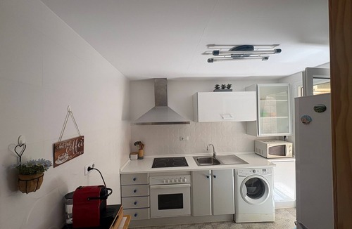 Retamar Apartment | Playamar Retamar, is in first line of beach, urbanization with swimming pool.