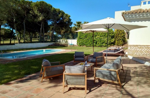 El Portil Villa | Private Villa with own pool , Wi fi , Air con and Log fire