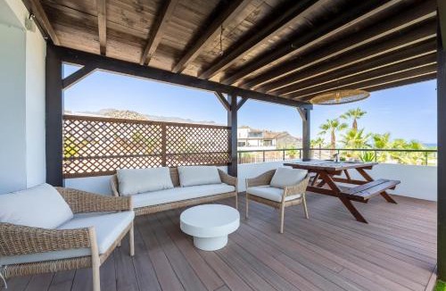 Playa Macenas Apartment | Resort Macenas #SeaViewApartment #TerraceAndSunbeds #2BR