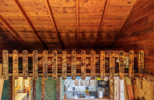 Guillena Cabin | Rustic Cabin 'La Cabaña Del Paito' with Private Pool, Garden, and Air Conditioning