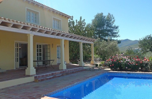 Adsubia House | Stunning private villa for 6 guests with WIFI, A/C, private pool, TV, terrace and panoramic view