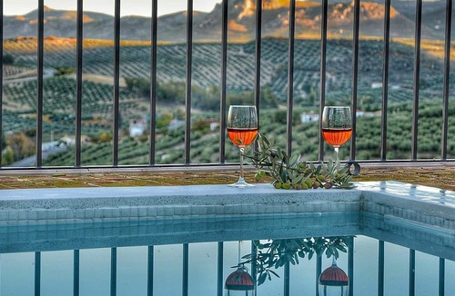 Baena House | Stunning private villa for 8 people with WIFI, A/C, private pool, TV and patio