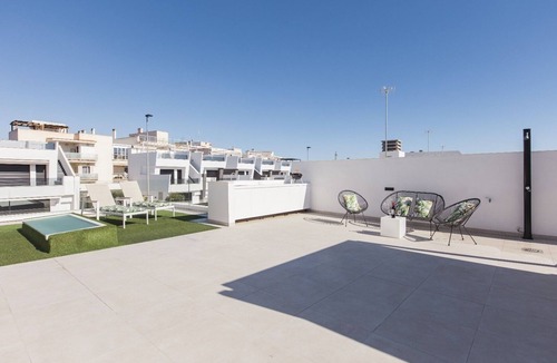 Santiago de la Ribera Villa | Stylish Villa with (heated) private pool - 900 meters from the beach