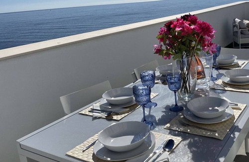 Velilla-Taramay Apartment | Superb apartment, 95m2 terrace, panoramic sea and mountain views, next to beach