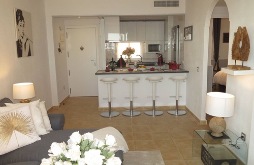 Mojacar Apartment | TOP PENTHOUSE *: Luxury, Terrace 360 ° view, Sea, Mountains, Golf, Free Wifi, BBQ!