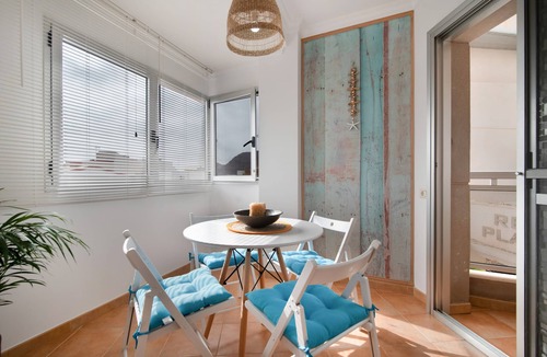 Sardina Apartment | Vacation Apartment 'Ap Jarea Playa Sardina' with Shared Pool, Balcony and Wi-Fi