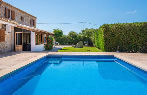 Puerto de Pollensa Villa | Vacation Villa 'Can Serra' with Private Pool, Mountain Views, Terrace & Garden