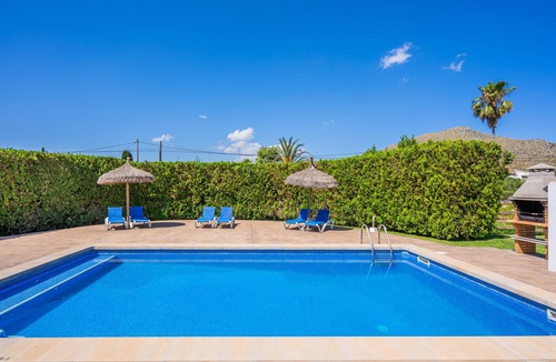 Puerto de Pollensa Villa | Vacation Villa 'Can Serra' with Private Pool, Mountain Views, Terrace & Garden