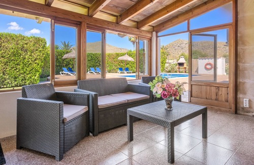 Puerto de Pollensa Villa | Vacation Villa 'Can Serra' with Private Pool, Mountain Views, Terrace & Garden