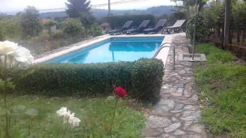 Panton Villa | Villa con piscina y parque infantil en Pantón, Ribeira Sacra, Galicia