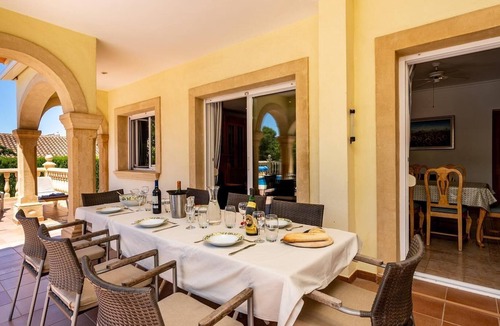 Mar Azul Villa | "Villa Delfino" with mountain and sea view, private pool, garden, terrace, air conditioning & Wi-Fi