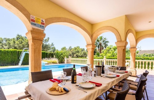 Mar Azul Villa | "Villa Delfino" with mountain and sea view, private pool, garden, terrace, air conditioning & Wi-Fi