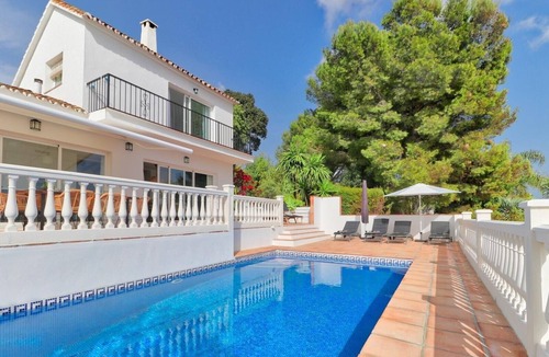 Mijas Villa | Villa 'Fantastic View' with Sea View, Wi-Fi and Air Conditioning