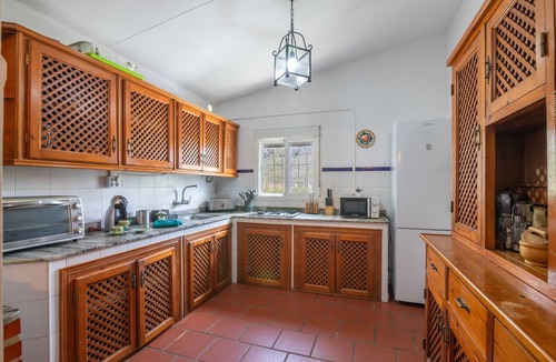 Aroche Villa | Villa 'La Blanca de Aroche' with Mountain Views, Private Pool & Wi-Fi