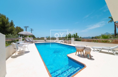 Bernia Villa | Villa Tutti sur Mer, boho style, private heated pool, mountain views - by Oyoostays