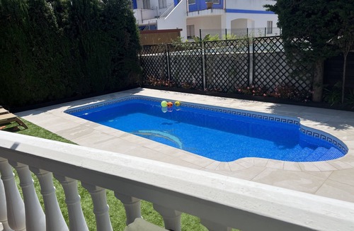 Ayamonte Ski Chalet | Villa with private swimming pool, parking and BBQ area 100 meters from the beach