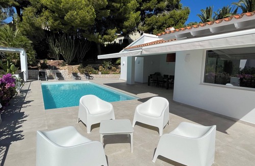 San Jaime Villa | Villa with private pool , a beautiful mature garden, overlooking the golf course