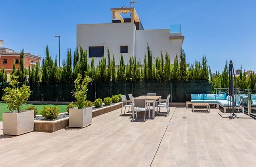 Dehesa de Campoamor Ski Chalet | Villa with private swimming pool close to the sea