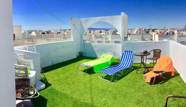 2 Bed Duplex With Large Pool & Sun Terrace Close To Beach and Golf