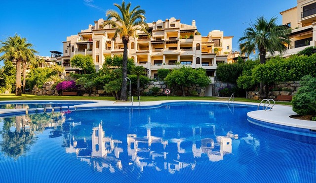 Apartment 'Villa Gadea 2-6' with Sea View, Shared Pool and Wi-Fi