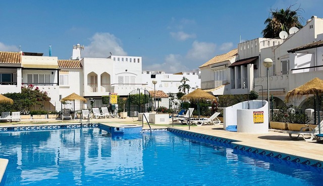 Apartment 'De Las Buganvillas' with Shared Pool, Wi-Fi, and Air Conditioning