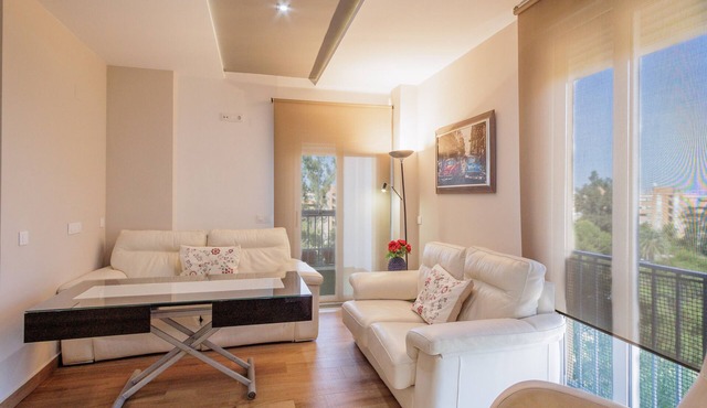 Apartment 'Palacio De Congresos' with Wi-Fi and Air Conditioning