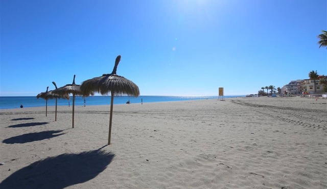 Beachfront penthouse with stunning sea views, Next to the beach, restaurants and supermarkets
