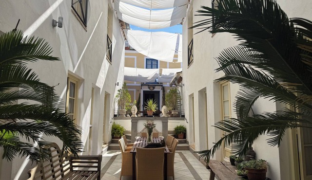 Boutique back house in Andalusian town home in wonderful Pizarra with AC