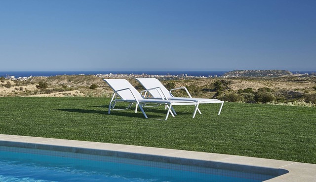 Brand new luxury villa with panoramic sea views, private pool and jacuzzi