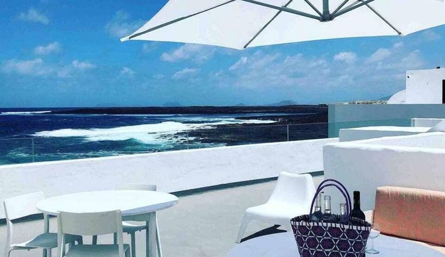 CASA ANCLADA - NAILON sea view solarium-barbecue