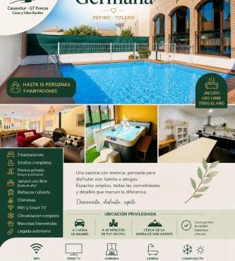 Casa Rural Doña Germana - Pepino - Toledo