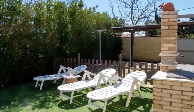 Chalet with private pool only for families and couples