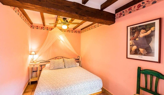 Cozy apartment in Robledillo de Gata, 45 m² with garden view