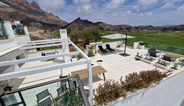 Cozy apartment in Pulpi with WiFi and golf view, near the beach