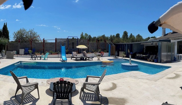 El Refujio , Chalet Independant Avec Vraie Piscine