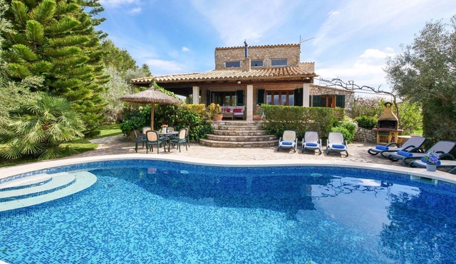 Finca Can Reure with Mountain View, Wi-Fi Pool, Garden & Terrace