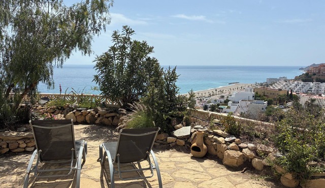 Gorgeous 3 Bed Casita, Mojacar, Panoramic Sea Views from Terraces and Rooms