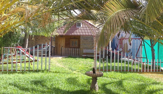 ideal bungalow for families with children, parking and sports courts