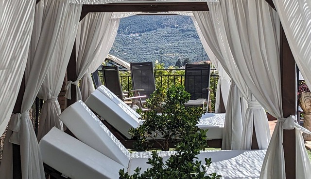 La Cañota Suite King Room Adults Only, living room, bedroom, kitchen and bathroom