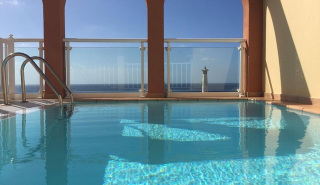 Luxury apartment with sun terrace