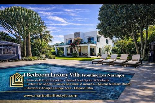 Luxury Golf Front Villa Spa, Jacuzzi & Heated Pool