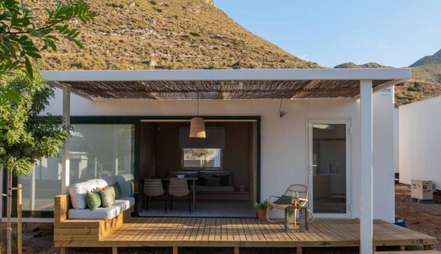 Mobile home with terrace for 4 people in Las Negras