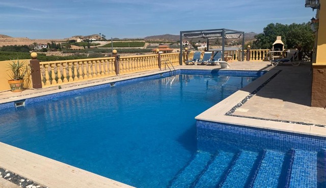 Private villa large pool elevated quiet secluded location, near Mojacar