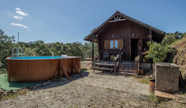Rustic Cabin 'La Cabaña Del Paito' with Private Pool, Garden, and Air Conditioning