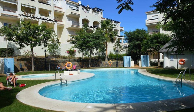 Sabinillas, terrace, shared pool, private paking