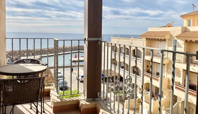 Spacious apartment in Villaricos with sea view