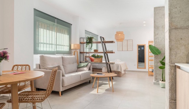 Studio Apartment 'Nuevo Estudio Junto A Sta Justa 1' with Wi-Fi and Air Conditioning