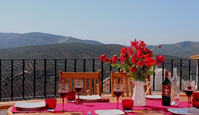Traditional Mountain Village House, Private Pool, WiFi and Extensive Views