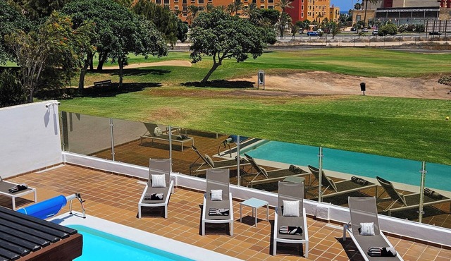 Villa BELLA on Golf in La Estancia-400M- beach,Caleta Fuste-Fuerteventura