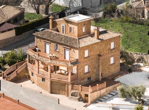Villa La Gaviota - Piscina, jardín y barbacoa junto Ruta del Gollizno